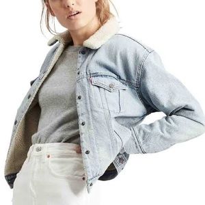 Levi Jean Jacket Sherpa lined